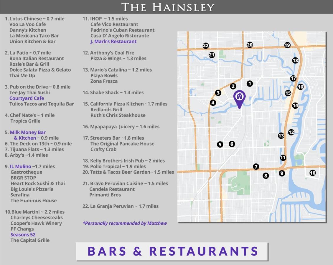 Hainsley Apartments - Walk To Wilton Drive فورت لودرديل المظهر الخارجي الصورة
